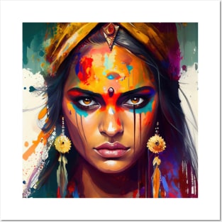 Powerful Hindu Woman #1 Posters and Art